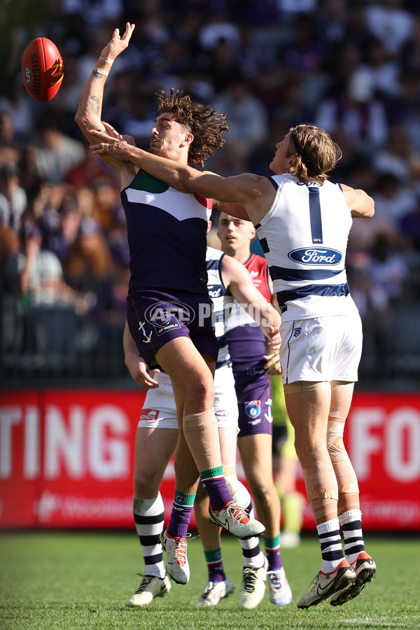 AFL 2024 Round 22 - Fremantle v Geelong - A-52685733