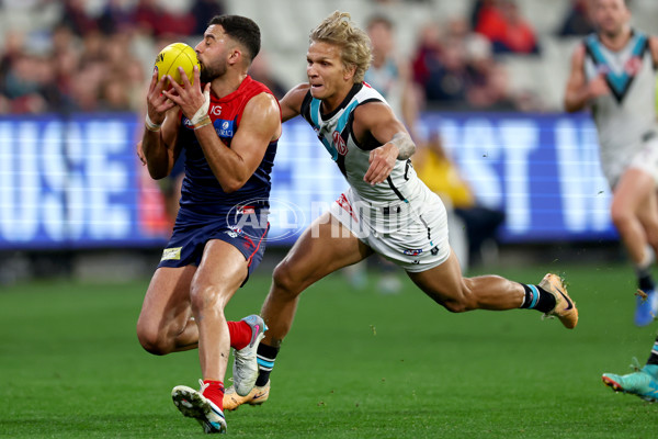 AFL 2024 Round 22 - Melbourne v Port Adelaide - A-52688182