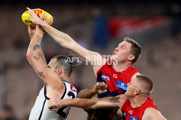 AFL 2024 Round 22 - Melbourne v Port Adelaide - A-52688211