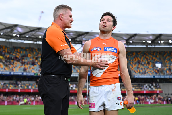 AFL 2024 Round 22 - Brisbane v GWS - A-52689055