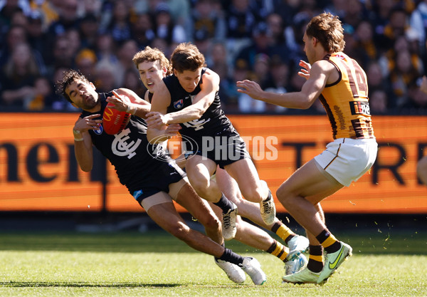 AFL 2024 Round 22 - Carlton v Hawthorn - A-52691374