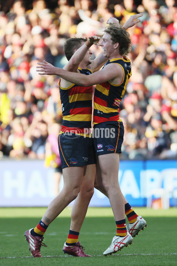 AFL 2024 Round 22 - Adelaide v Western Bulldogs - A-52708051