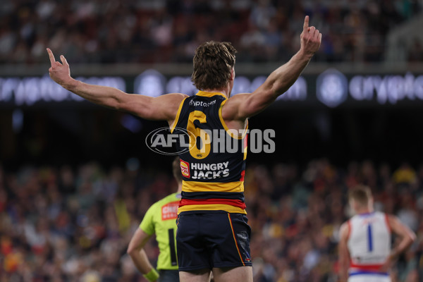 AFL 2024 Round 22 - Adelaide v Western Bulldogs - A-52714724