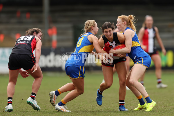 AFLW 2024 Practice Match - West Coast v St Kilda - A-53043156