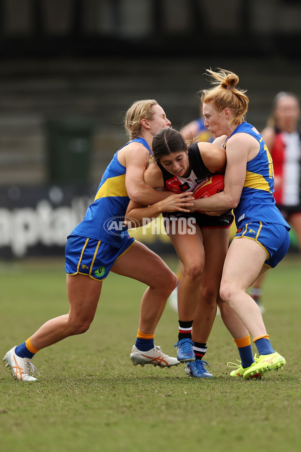 AFLW 2024 Practice Match - West Coast v St Kilda - A-53043162