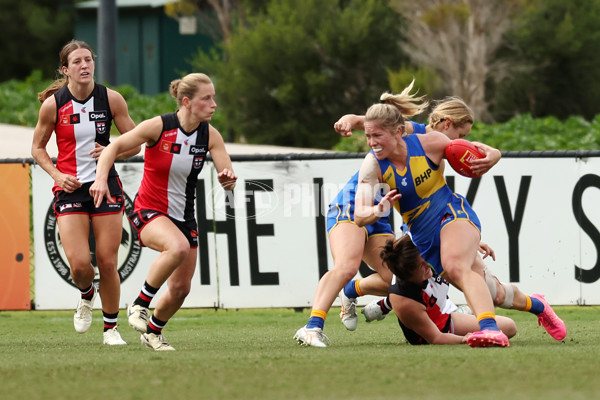 AFLW 2024 Practice Match - West Coast v St Kilda - A-53043239