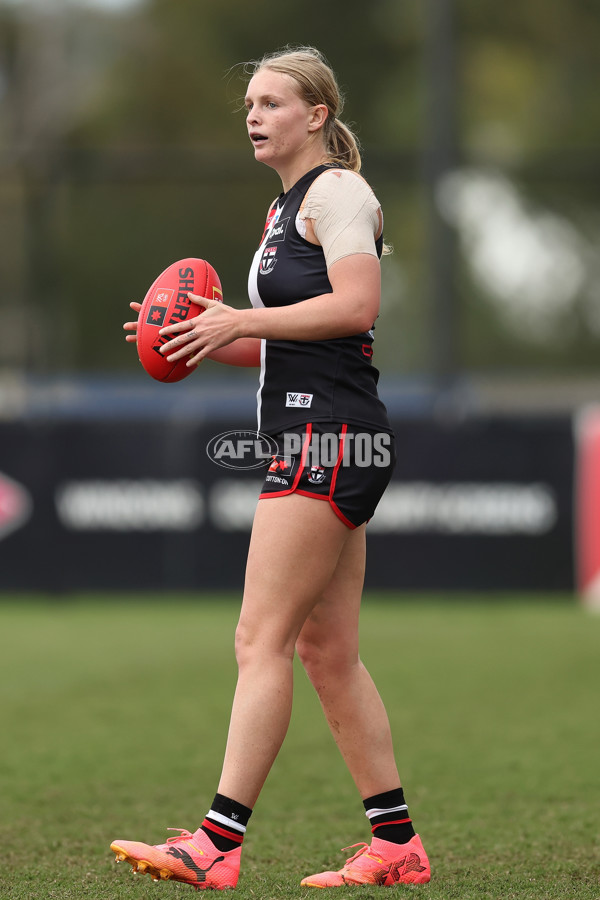 AFLW 2024 Practice Match - West Coast v St Kilda - A-53045687