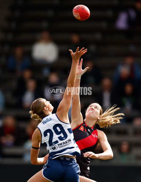 AFLW 2024 Practice Match - Essendon v Geelong - A-53058393