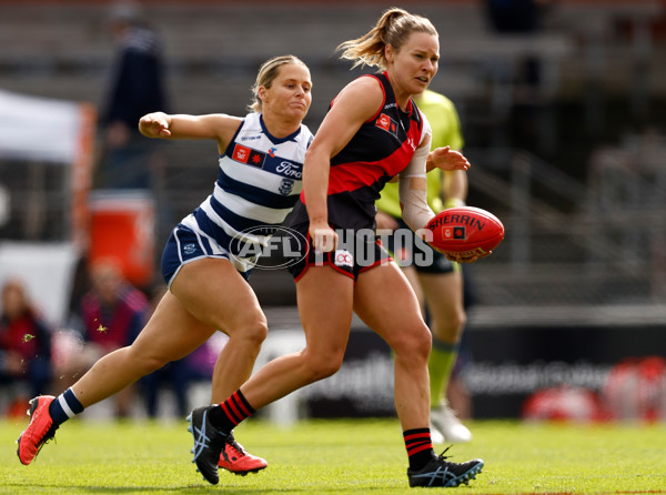 AFLW 2024 Practice Match - Essendon v Geelong - A-53058396