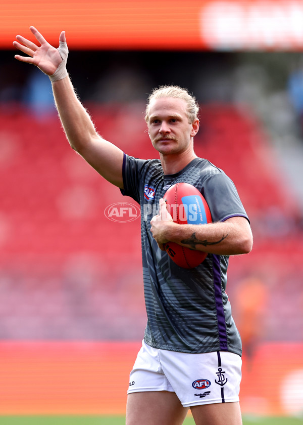 AFL 2024 Round 23 - GWS v Fremantle - A-53058427