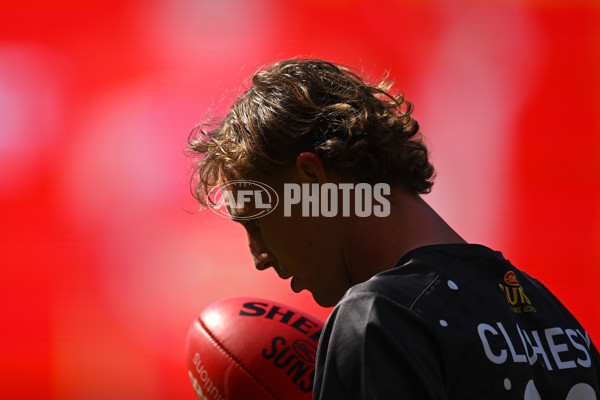 AFL 2024 Round 23 - Gold Coast v Melbourne - A-53058429