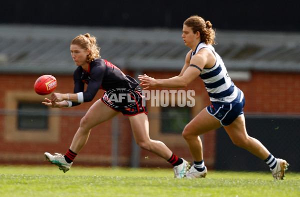 AFLW 2024 Practice Match - Essendon v Geelong - A-53058704