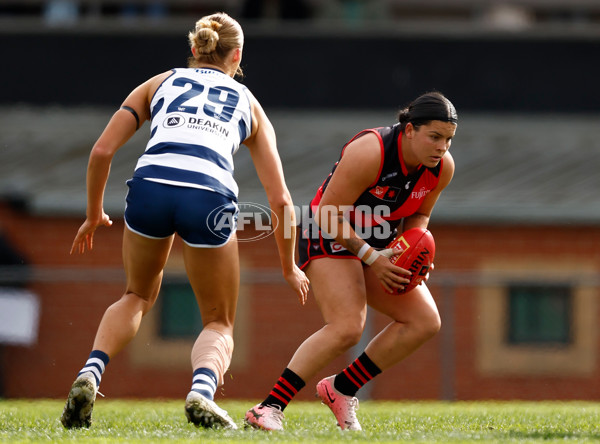 AFLW 2024 Practice Match - Essendon v Geelong - A-53058711