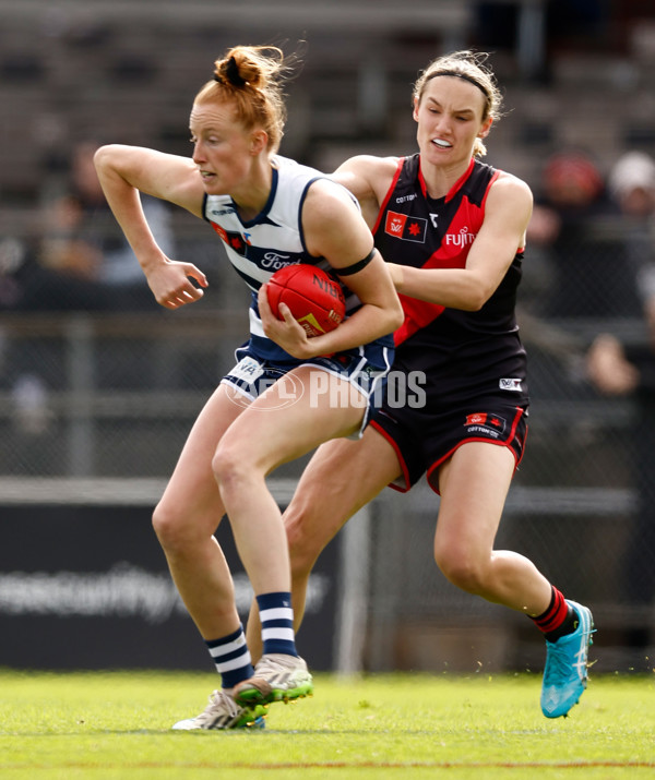 AFLW 2024 Practice Match - Essendon v Geelong - A-53058716