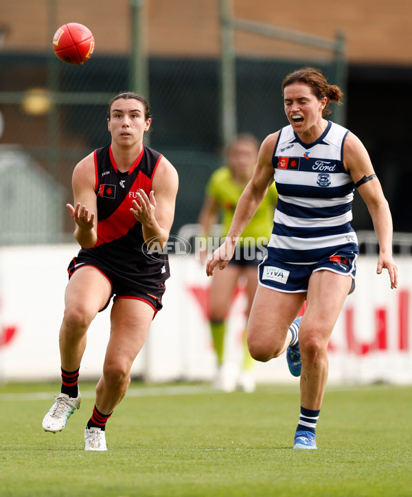 AFLW 2024 Practice Match - Essendon v Geelong - A-53061271