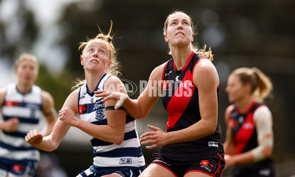 AFLW 2024 Practice Match - Essendon v Geelong - A-53061273