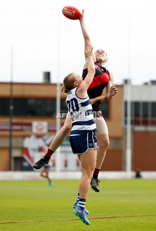 AFLW 2024 Practice Match - Essendon v Geelong - A-53061317