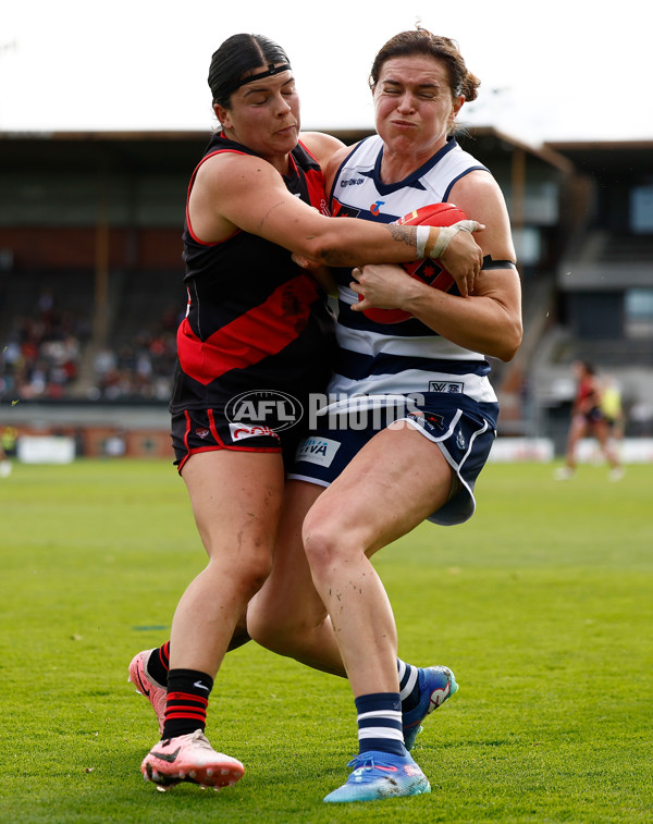 AFLW 2024 Practice Match - Essendon v Geelong - A-53061340