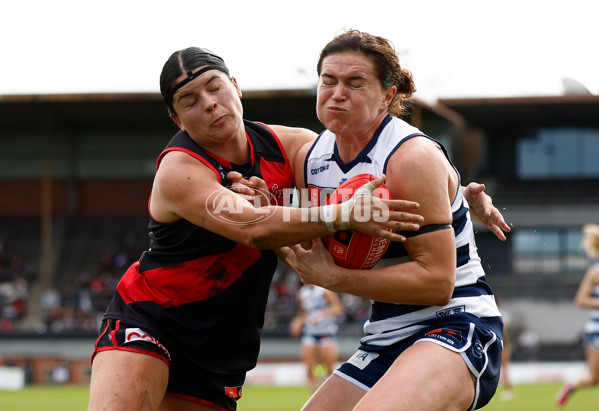 AFLW 2024 Practice Match - Essendon v Geelong - A-53061341