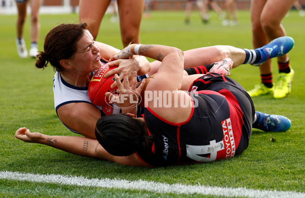 AFLW 2024 Practice Match - Essendon v Geelong - A-53061342