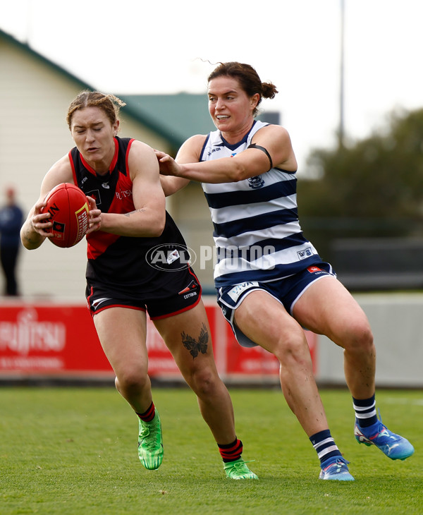 AFLW 2024 Practice Match - Essendon v Geelong - A-53061358