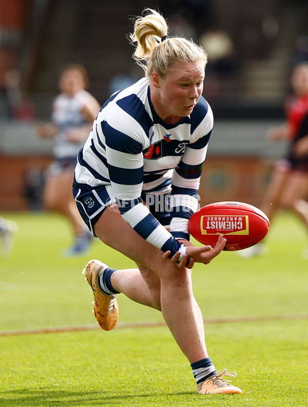 AFLW 2024 Practice Match - Essendon v Geelong - A-53061664