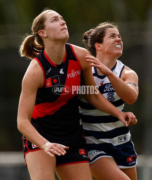 AFLW 2024 Practice Match - Essendon v Geelong - A-53061665