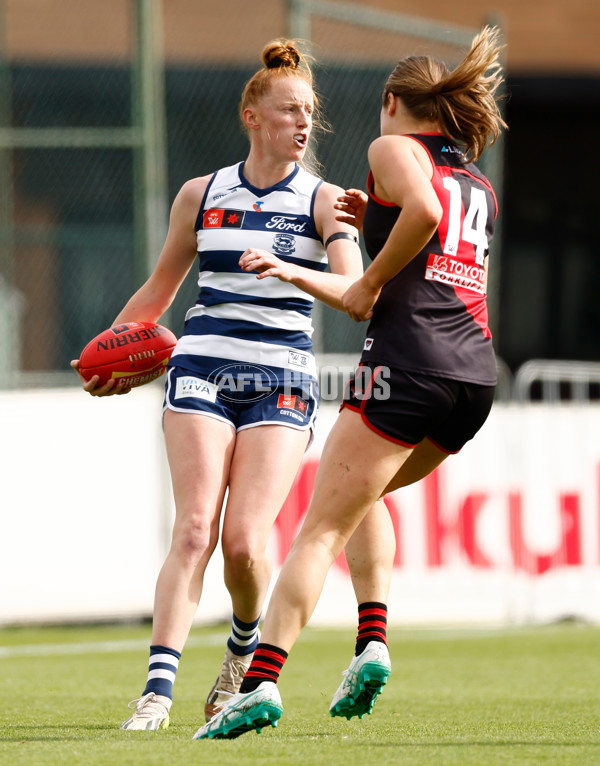 AFLW 2024 Practice Match - Essendon v Geelong - A-53061679