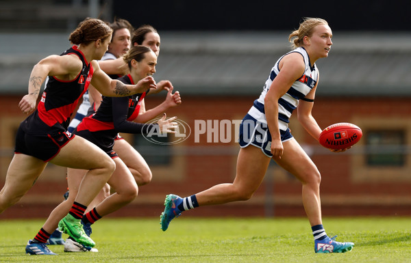 AFLW 2024 Practice Match - Essendon v Geelong - A-53061699