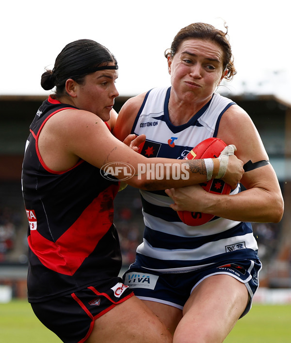 AFLW 2024 Practice Match - Essendon v Geelong - A-53061733
