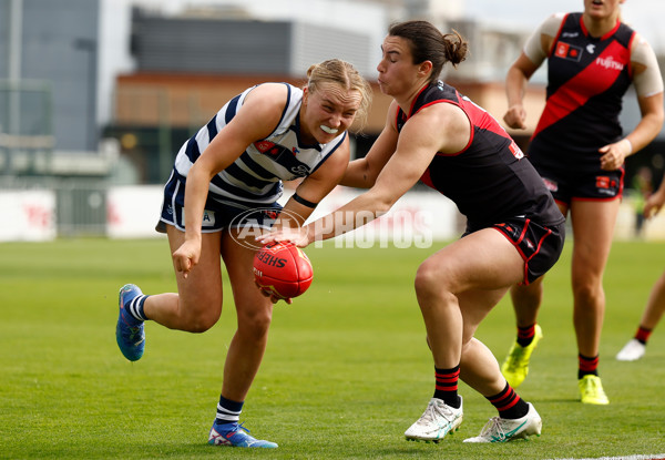 AFLW 2024 Practice Match - Essendon v Geelong - A-53063886