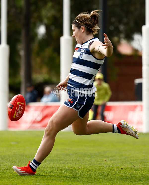 AFLW 2024 Practice Match - Essendon v Geelong - A-53063887