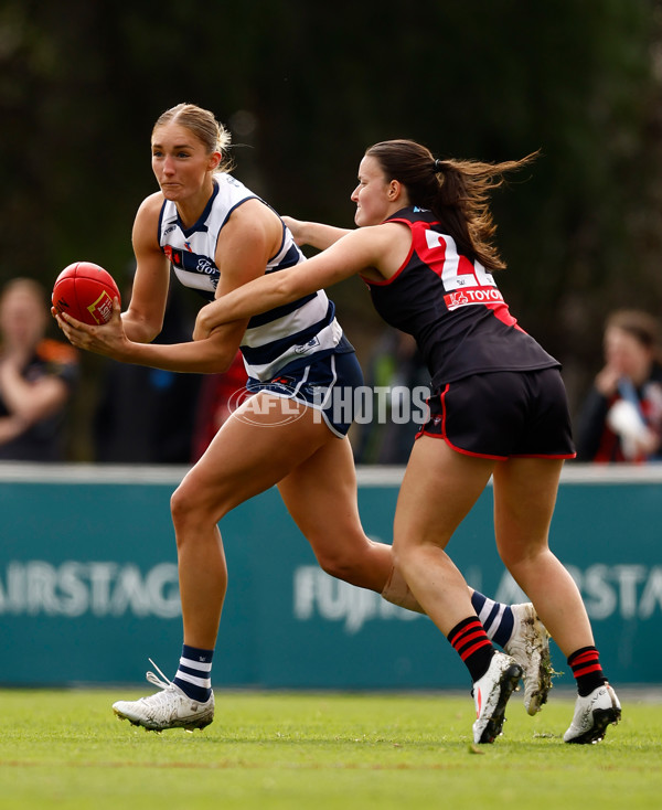 AFLW 2024 Practice Match - Essendon v Geelong - A-53063905