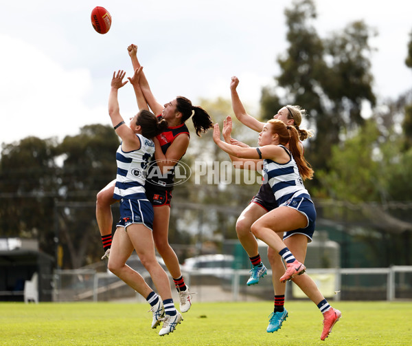 AFLW 2024 Practice Match - Essendon v Geelong - A-53063907