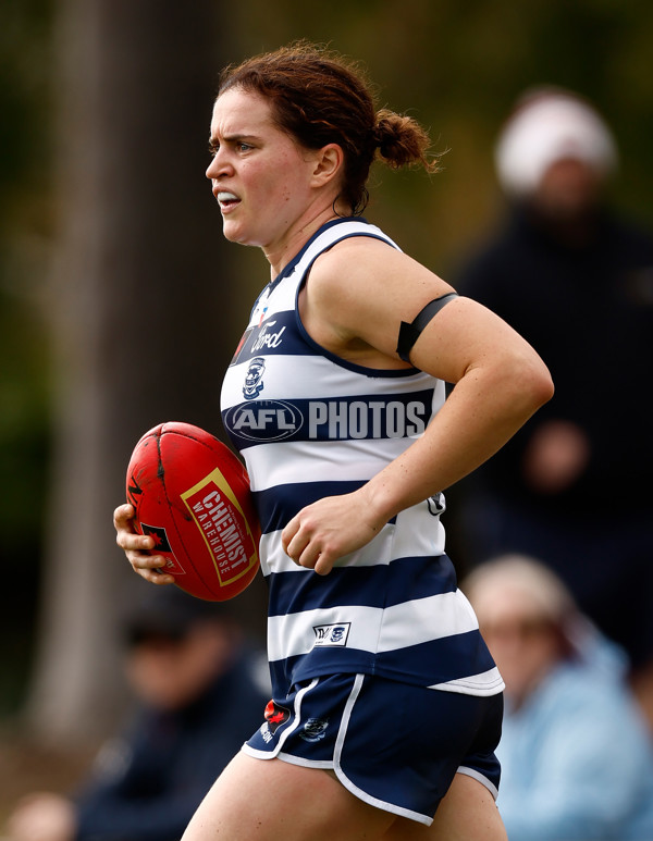 AFLW 2024 Practice Match - Essendon v Geelong - A-53063908