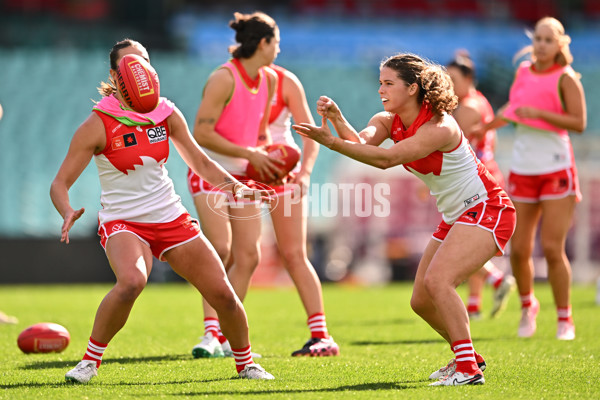 AFLW 2024 Practice Match - Sydney v Hawthorn - A-53063956