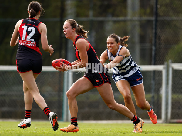 AFLW 2024 Practice Match - Essendon v Geelong - A-53064229