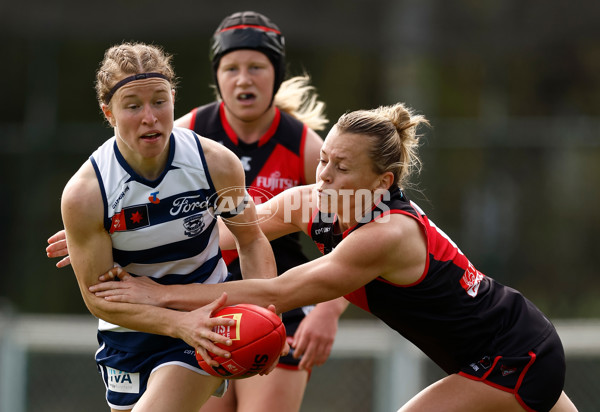 AFLW 2024 Practice Match - Essendon v Geelong - A-53064230