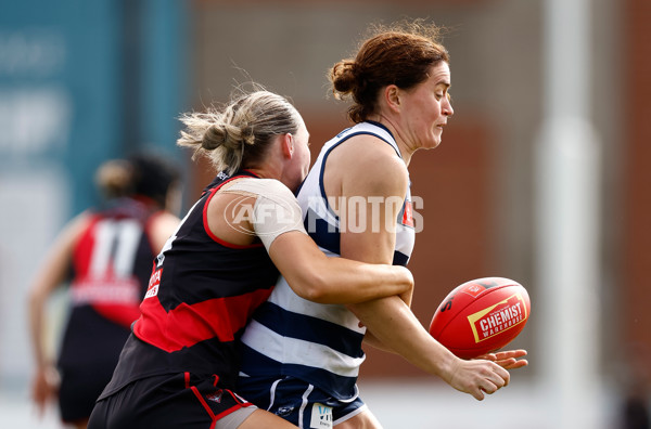 AFLW 2024 Practice Match - Essendon v Geelong - A-53064267