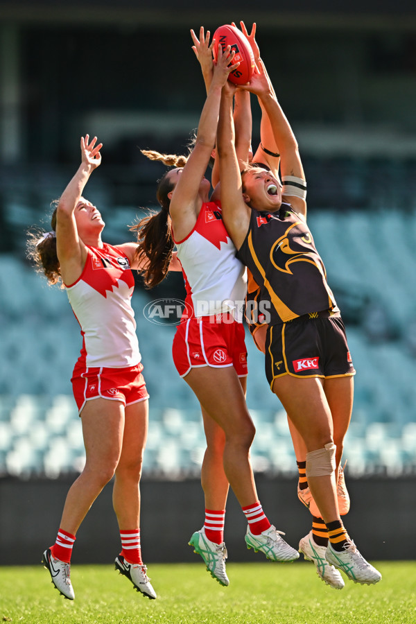 AFLW 2024 Practice Match - Sydney v Hawthorn - A-53067447