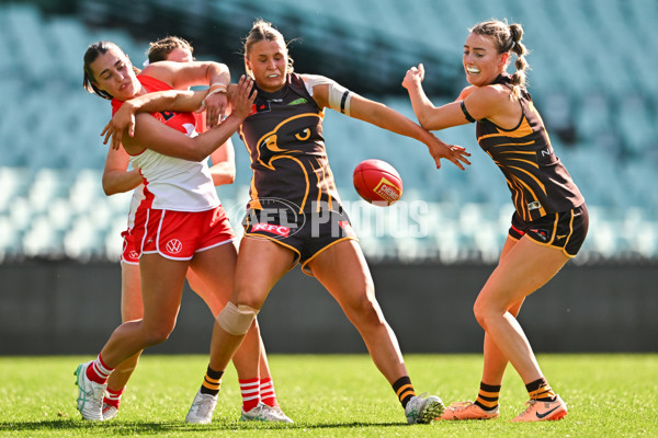 AFLW 2024 Practice Match - Sydney v Hawthorn - A-53067484