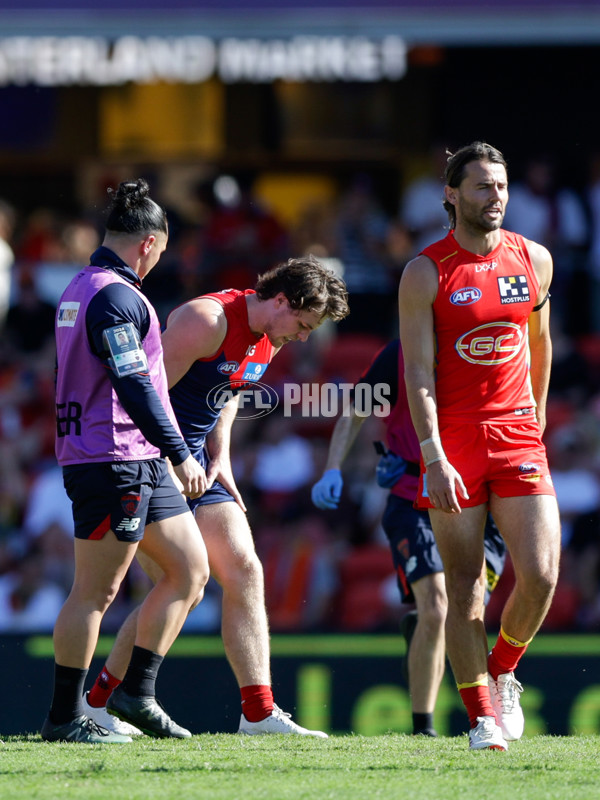 AFL 2024 Round 23 - Gold Coast v Melbourne - A-53067497