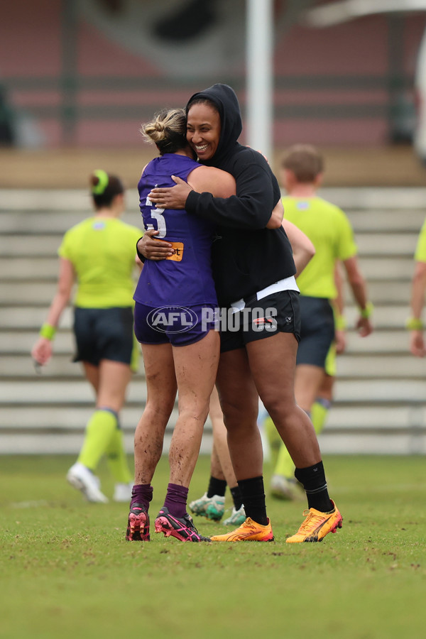 AFLW 2024 Practice Match - Fremantle v Collingwood - A-53067505