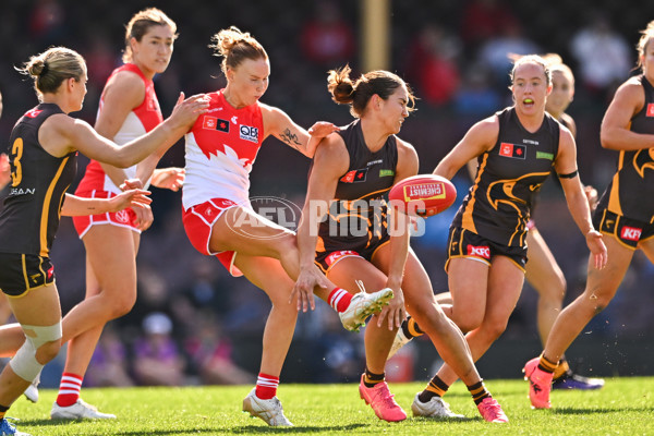 AFLW 2024 Practice Match - Sydney v Hawthorn - A-53069137