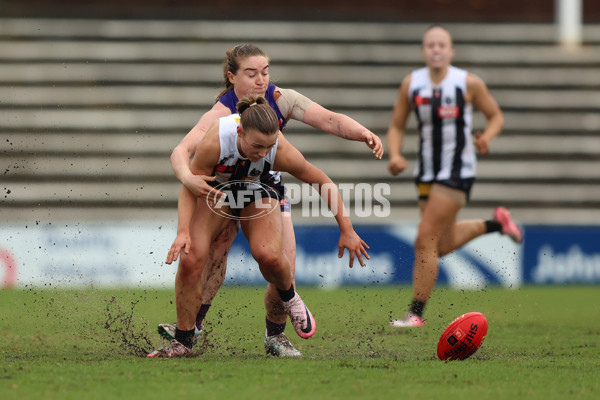 AFLW 2024 Practice Match - Fremantle v Collingwood - A-53069180