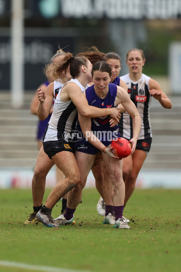 AFLW 2024 Practice Match - Fremantle v Collingwood - A-53069181