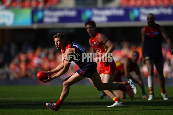 AFL 2024 Round 23 - Gold Coast v Melbourne - A-53069195