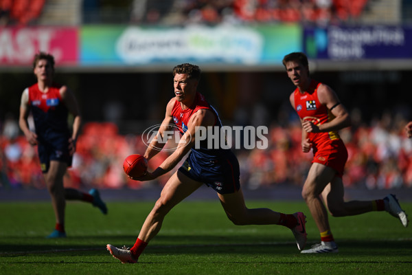 AFL 2024 Round 23 - Gold Coast v Melbourne - A-53069196