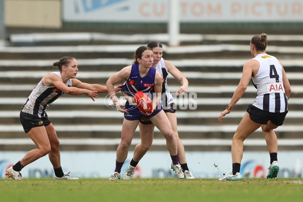 AFLW 2024 Practice Match - Fremantle v Collingwood - A-53069237