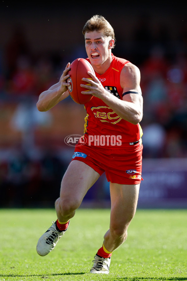 AFL 2024 Round 23 - Gold Coast v Melbourne - A-53070125